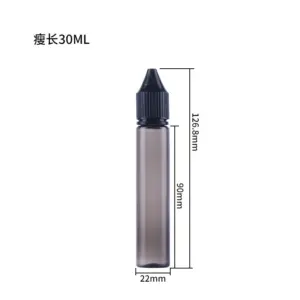 Black 30ml e-liquid bottle(long)