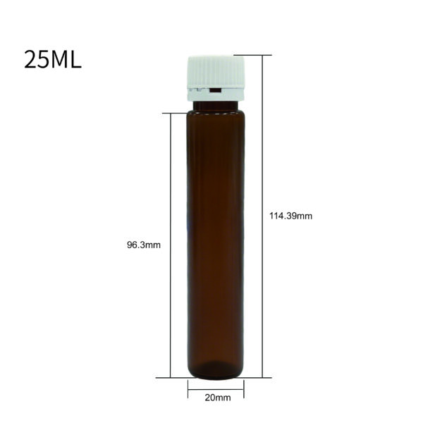 25ML PET oral liquid plastic bottle