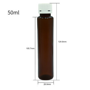 50ML PET oral liquid plastic bottle